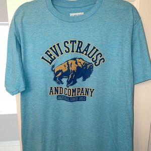 Teal blue Levi’s tshirt